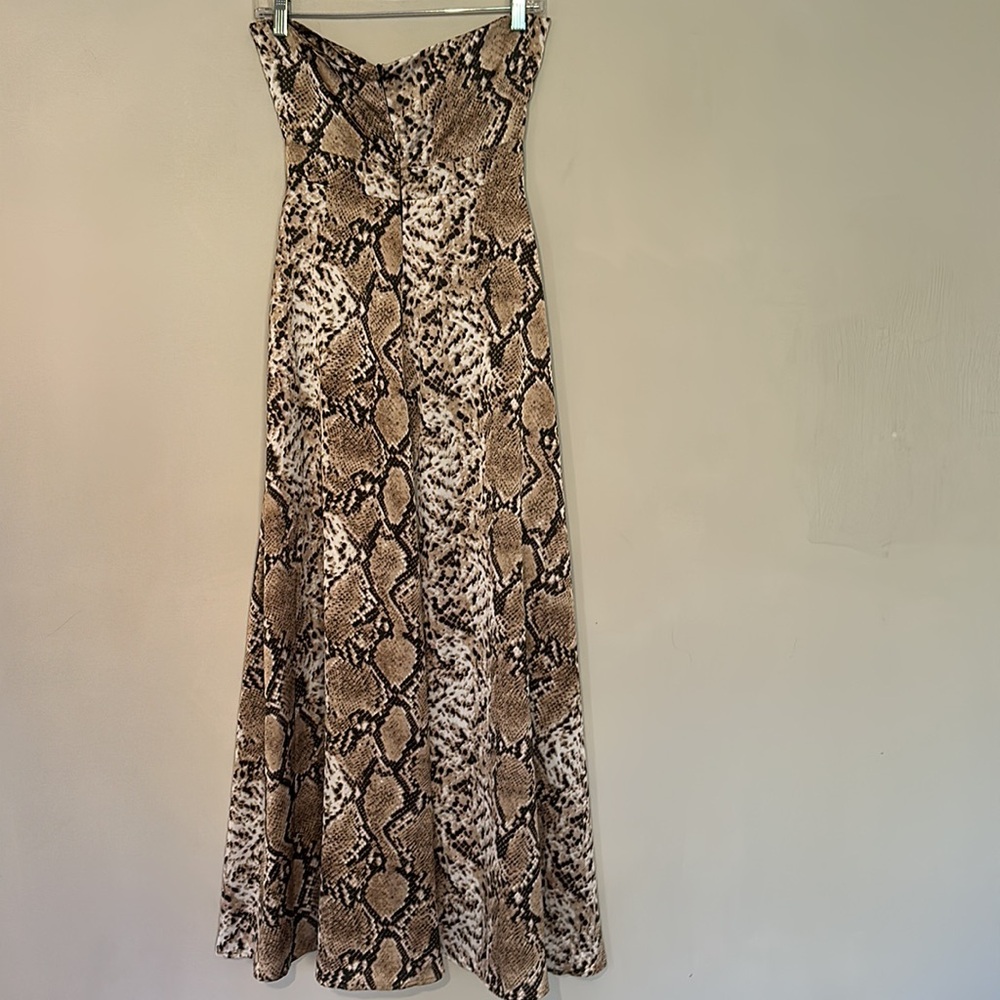 Lioness x Revolve Animal Snake Print Maxi Dress Party Festival women size XS - Picture 8 of 10